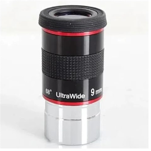Accesorios para telescopio, ultra gran angular, ocular de 68 grados, accesorios para telescopio astronómico, Uw6 mm, 9 mm, 15 mm, 20 mm (9 mm)