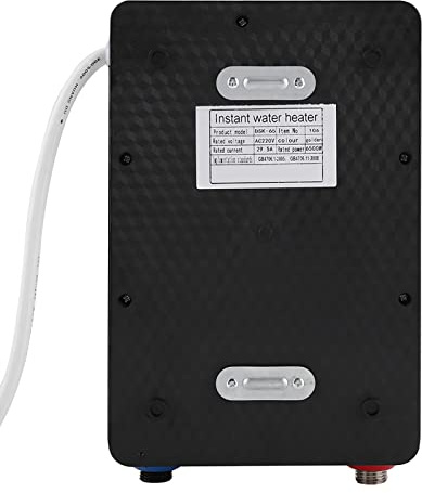 ZJchao Chauffe-eau électrique instantané 220V 6500W, pour Salle de Bains, Système de Douche Chaude sans Réservoir avec élément Chauffant Rapide pour Usage Domestique