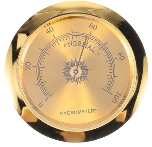 YARNOW Guitar Humidity Monitor Acoustic with Compact and Lightweight Metal Design for Accurate Moisture Measurement in Guitar Cases and Instruments for Protecting