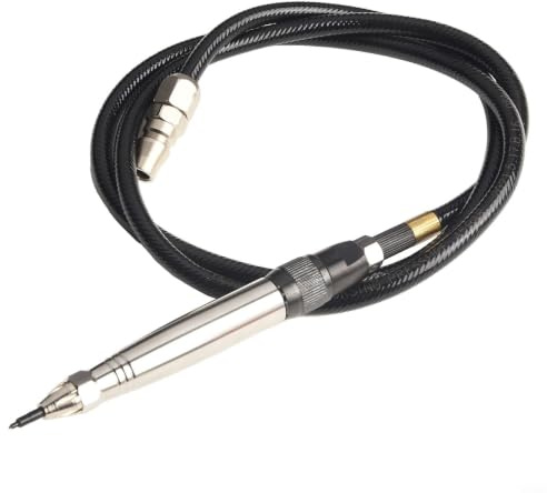 Wusvive pneumatisk luftskrib, graveringspenna verktygssats med 0,6 cm slang, legering stålnål för metall trä glassnideri