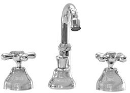 Batteria 3 fori BIDET con bocca orientabile codice 17cr314 serie LIBERTY – PAINI S.p.A. Rubinetterie – Finitura Cromo
