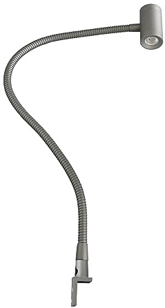 kalb Material für Möbel 3W LED Bettleuchte Leseleuchte Flexleuchte Nachttischlampe Bettlampe Leselampe, Auswahl:1er SET