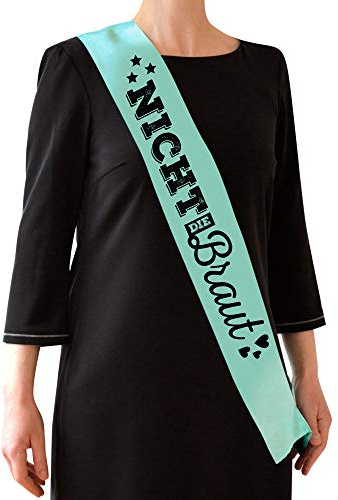 Frau WunderVoll® 6 JGA SCHÄRPEN TÜRKIS, Nicht DIE Braut/junggesellenabschied, Mädchen, Braut, Hochzeit, JGA Deko, JGA Accessoires, Mädelsabend, Schleier, Traumbraut