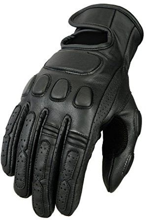 Bikers Gear Australia - Guanti da moto classici in pelle morbida