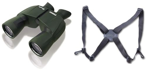 Steiner Nighthunter 8x56 Fernglas - Höchste Lichttransmission (96%+), XL-Sehfeld, wasserdicht, Testsieger & Harness Komfort-Tragegurt für Ferngläser - zur Entlastung der Nacken- und Rückenmuskulatur