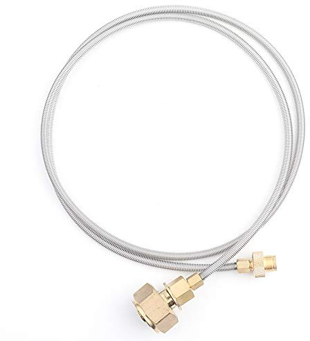 Convertitore del Serbatoio del Gas da Campeggio, Fornello da Campeggio All'aperto, Adattatore per Testa di Conversione del Serbatoio del Gas della Bombola GPL per Uso Domestico -110 X 2,6 X 0,6 Cm