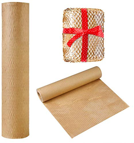 verpackungsmaterial füllmaterial verpackungsmaterial papier rolle Wabenliner Verpackungsrolle Kraftpapier zum Verpacken/Lagern exquisiter Zerbrechliche Gegenstände 30cm*10M