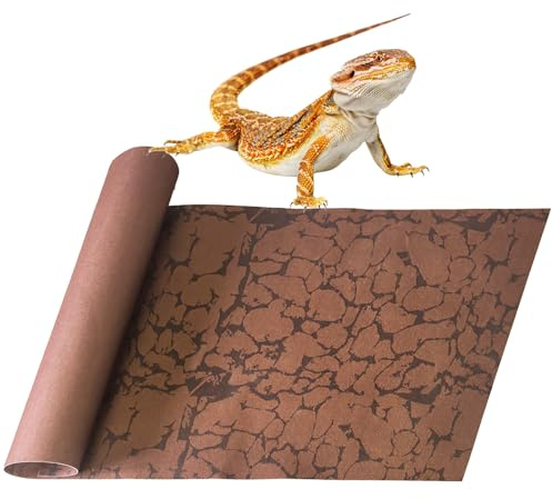 BNOSDM Reptile Carpet Pet Desert Mat Terrarium Liner Bedding Mats Reversible Substrate for Lizard Gecko Tortoise Snake Chameleon Bearded Dragon 39.3x19.6IN