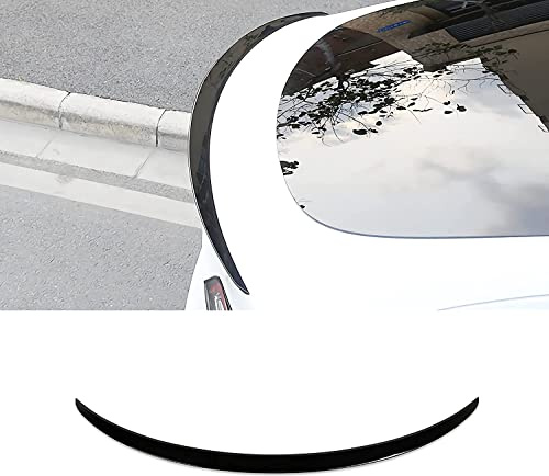 Ywooon Performance Spoiler Flügel Autos Heckspoiler für Tesla Model Y 2020–2024 (Glänzendes Schwarz)