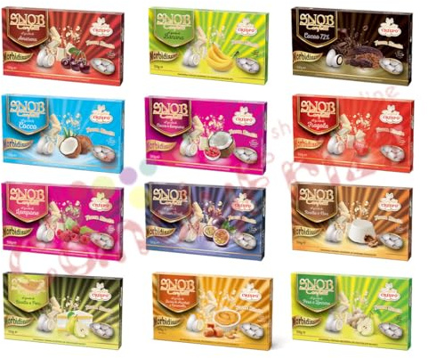 CandyFrizz Kit Confetti CRISPO Bianchi alla Mandorla per Confettate e Bomboniere – Gusti a Scelta – Confetti per Matrimonio, Battesimo, Comunione, Laurea, Compleanno – Made in Italy (5 Kg 10 Gusti)