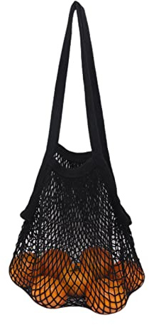 Einkaufstasche Netz, Wiederverwendbar Mesh Einkaufstasche Baumwolle Einkaufen, Faltbar Einkaufsnetz Netz Tasche mit Langer Griff für Lager Obst Gemüse Markt