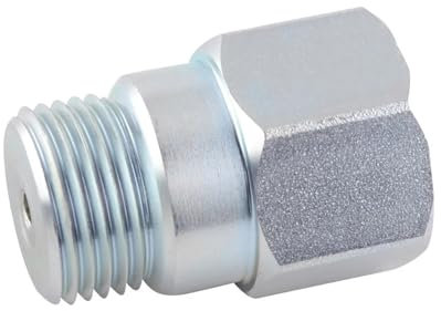 Lambdasonde Auto 34mm M18 1.5 Lambda Sauerstoff Sensor Adapter Extender Spacer Silber Sensor Bung