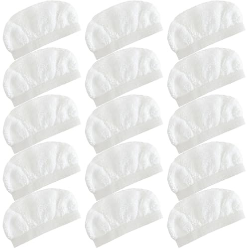 Rjnlsc Confezione da 15 Panni di Ricambio per Scopa a Vapore Bissell Steam Shot, PurSteam, Wagner Spraytech, Comforday, pulitore a Vapore Portatile, Panni universali in Microfibra per Scopa a Vapore