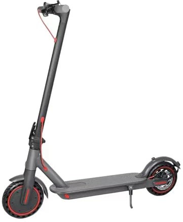 Patinete eléctrico con velocidad de hasta 25 km/h, patinete E para adultos, carga máxima de 120 kg y dura hasta 30 km para viajes de corta distancia