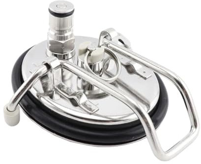 MNEVZX bierbrauset Homebrew Bier Fass Deckel 0-90PSI Gauge Kohlensäure Deckel Mit Druck Relief Ventil Bar Werkzeug Heimbrau-Sets(Carbonation Lid)