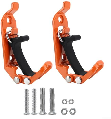 Oniissy 2 Shovel Holders for Roof Racks Secure Storage with Quick Release Feature, Efficient Shovel Mounting System for Roof Racks 2 Holders Provided (Orange)