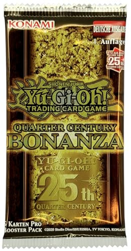Quarter Century Bonanza Booster Pack (5 Karten) - RA03 - Yugioh - Deutsch - OVP - 1. Auflage - mit RC-Fieldcenter