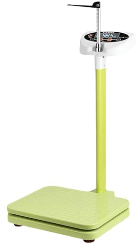 Medical Electronic Scale for Measuring Weight gain of Elderly People While Standing, Including air Humidity Display, Suitable for clinics, Hospitals, Schools, and Nursing Homes（Tender Green）
