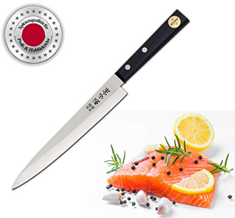 Couteau à sashimi/à fileter, Japon, inoxydable, lame de 200 mm
