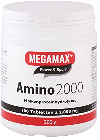MEGAMAX Power & Sport Amino 2000 Tabletten, 100 St. Tabletten