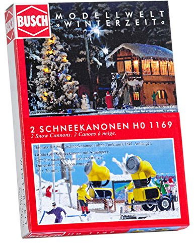 Busch 1169 - Zwei Schneekanonen, Fahrzeug, Medium