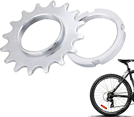 Convertisseur à Une Vitesse, Roue à Une Vitesse 13/14/15/16 Vélo à Roue Cog Acier Pignons Fixes + Bague[16T]