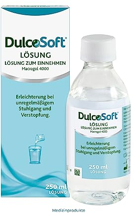 DulcoSoft Lösung 250 ml - Sanfte Unterstützung bei Verstopfung und hartem Stuhl