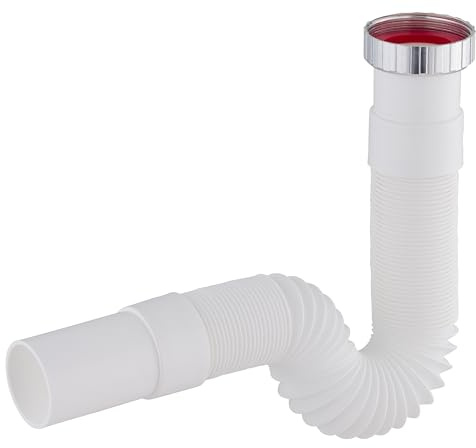 Flexible de vidange pour évier - longueur 35 à 80cm NOYON & THIEBAULT