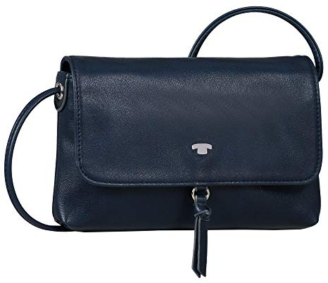 TOM TAILOR Luna Damen Überschlagtasche Umhängetasche Klein Blau