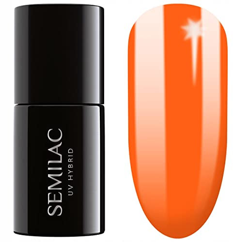 Semilac UV Nagellack Hybrid 424 Orange Euphoria 7ml