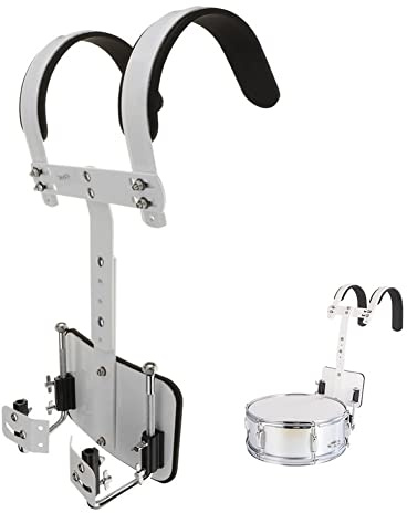 Snare Drum Carrier, Verstellbarer Snare Drum Marching Aluminium-Rückenrahmen, verdickte Schwamm-Schulterpolster, für Percussion Marching Snare Drum (Size : Small Snare Drum)