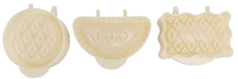 3PCS Classic Mini Hand Pie Moldes, Mini Pie Maker, Juego De Moldes Para Prensa De Masa Para Pasteles ABS Respetuoso Con El Medio Ambiente Mini Hand Pie Maker Para Apple Pie Cocina Navidad