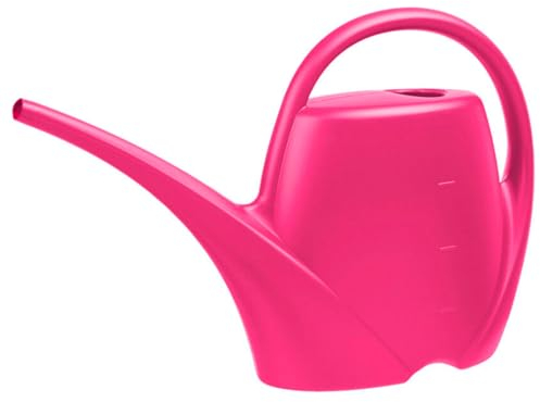 Plastkon Petit Arrosoir Spring 1,7 L - Arrosoir Plante en Plastique pour Intérieur et Extérieur - Mini Arrosoirs de Jardin - Couleur Rose
