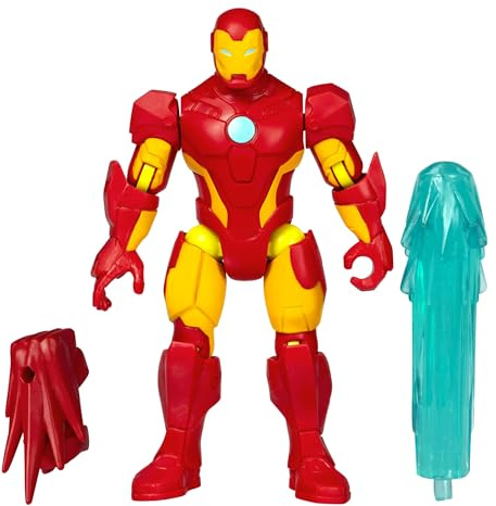 AVENGERS MixMashers Marvel Iron Man Mix-And-Match Action Figure & Accessories, Red