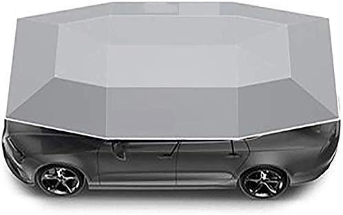 GLJTUO Carport Awning Car Outdoor Car Roof Anti-Ice Canopy Automatic Car Clothing Sun Umbrella Car Hood (Silver)