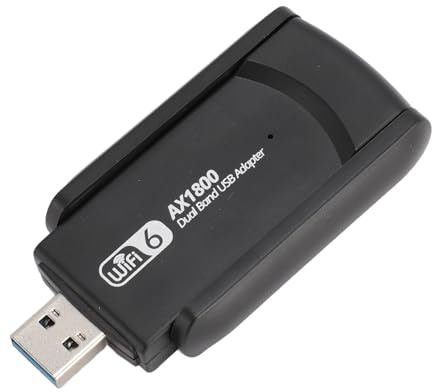 Adaptador USB WiFi 6 Adaptador de Red Inalámbrico de Doble Banda Estable 2.4G 5G para 10 11