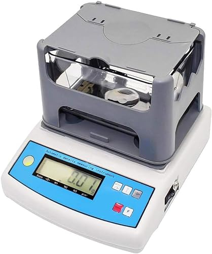 Digitaler Festkörperdichte-Tester, elektronischer Feststoffdichtemesser, 0,001 g/cm³, hohe Genauigkeit, Gravimeter für Kunststoffgummigranulat, Dichteprüfgerät