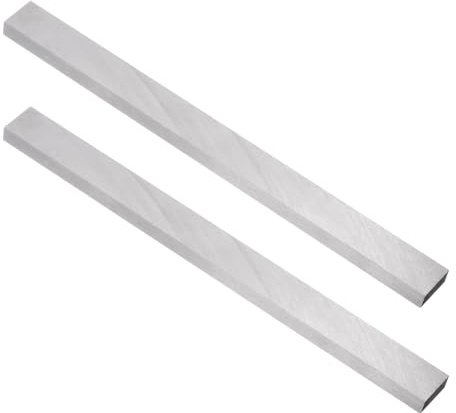 QUARKZMAN 2 Stück 8mm x 16mm x 200mm Quadratische Drehmeißel-Rohlinge | Rechteckiger Fräser-Mill-Rohling, HSS High-Speed-Stahl, Drehmeißel