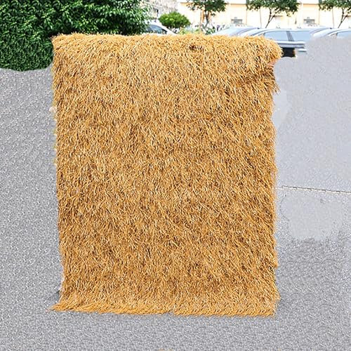 Artificial Mexican Style Thatch Roofing Rolls for Garden Patio Decor PE Carpet Plastic Grass Panels Duck Blind Grass Fence Decoration 0.5x13m