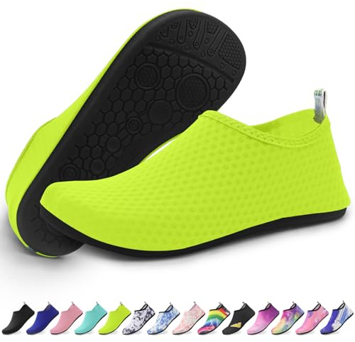 KATLKIU Quick-Dry Water Shoes for Men & Women - Lightweight Beach Shoes with Anti-Slip Sole - Ideal for Swimming, Surfing & Outdoor Sports