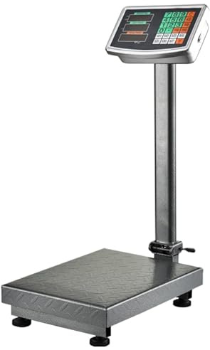 Balance Plateforme à Colonne Électronique – 60 kg – Précision 100 g – Plateau 300x400 mm – Secteur & Batterie – Affichage LED
