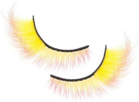 Cils colorés, cils artificiels colorés, réutilisables pour débutants, scène, mariage, Halloween, cosplay