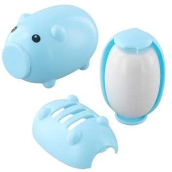 FUANA Rullo levapelucchi portatile riutilizzabile lavabile con gel super appiccicoso per la depilazione di animali domestici su vestiti, tappezzeria e uso in viaggio, blu, confezione da 2 accessori