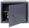HMF 49203-11 Safe Tresor mit Schlüssel, Möbeltresor | 38 x 30 x 30 cm | Anthrazit