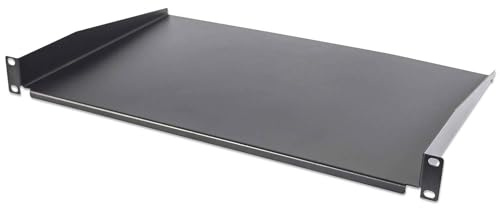 Intellinet Étagère Porte-à-Faux 19 1U, Profondeur d'étagère 300 mm, Non ventilée, Noire