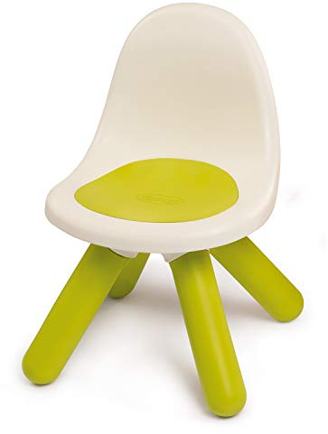 Smoby - Kid Stuhl Grün – Design Kinderstuhl für Kinder ab 18 Monaten, für Innen und Außen, Kunststoff, ideal für Garten, Terrasse, Kinderzimmer