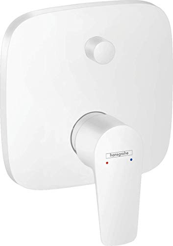 hansgrohe Wannenarmatur Talis E Unterputz, für 2 Funktionen, mit integrierter Sicherungskombination Mattweiß