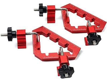 Righello quadrato piastra di posizionamento clip fissa morsetto angolare professionale morsetto triangolare