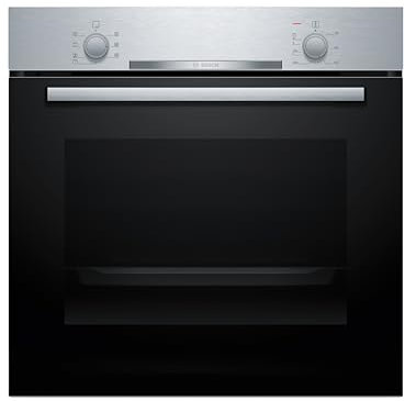 Bosch - Forno multifunzione, serie 2, 60 cm. Larghezza 3D Hotair, Acciaio, HBA510BR3