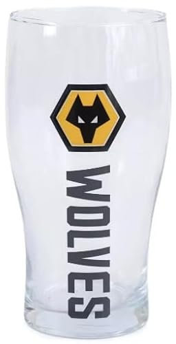 Bicchiere da pinta con licenza ufficiale Wolves Wolverhamptons
